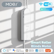 Tuya WiFi Smart Curtain Motor, MOES Electric Roller Blinds Driver, Alexa Google Home Voice Control, 