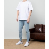 [Last Piece Taiwanese Jeans] Skinny Stretch Tapered Jeans 〔 Extremely Light Blue 〕 31012