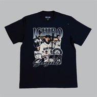 Ichiro Suzuki Seattle Mariners Tshirt Heavyweight Cotton 16s MLB T-Shirt