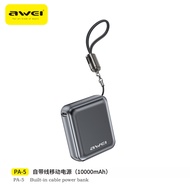 【3C Certified】Awei PA-5 10000mAh Powerbank 22.5W Fast Charging Powerbank Awei PA-2 20000mAh Powerban