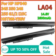 14.8V 2600mAh LA04  Laptop Battery For  HP HP340  345  350  248  255 G1 2  I25C  HSTNN-Y5BV LA04 bat