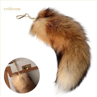REDD Soft Tail Keychain Charm Foxes Tail Keychain Pendant Car Key Chains for Bag Key