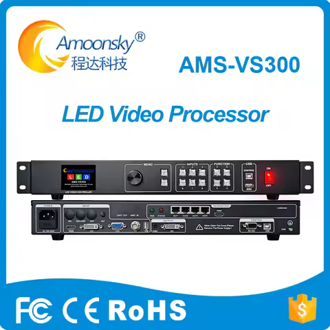 All in One Led Video Wall Controller VS300 Integrated LED Sending Card Support Huidu Linsn Nova Bett
