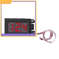 【GRKN】0.56 inch 3 Wire LED Digital DC Voltmeter DC0V-30V Reverse Connection Protection