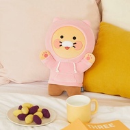 KAKAO FRIENDS Pink Hoodie Choonsik Baby Pillow Doll Little Cushion Soft Toys Plush