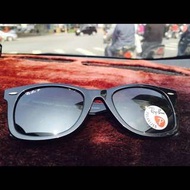 Ray ban  黑框墨鏡偏光 2140F