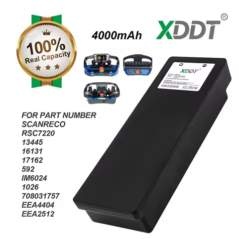 4000mAh 7.2V 28.8Wh Crane Remote Control Ni-MH Battery for Scanreco RSC7220 13445 16131 17162 592 IM