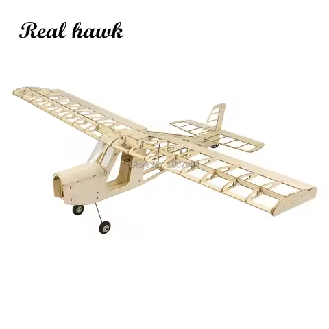 Balsawood RC Airplanes Model Laser Cut Training Trainer T09 Aeromax 750mm Wingspan Balsa Building Ki