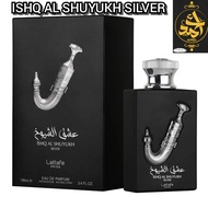 Lattafa Perfumes Ishq Al Shuyukh Silver for Unisex Eau de Parfum Spray, 3.4 Ounce