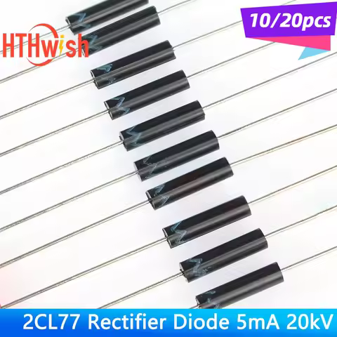 10/20pcs 2CL77 High Voltage Diode HV Rectifier 20kV DIP Rectifier Diode kit
