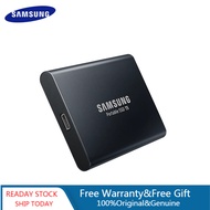 SAMSUNG Portable T5 SSD 2TB 1TB External Solid State Drive USB 3.1 Gen2 And Backward Compatible for PC Hard Drive Black