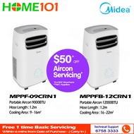 Midea Portable Aircon 9000 - 12000BTU | MPPF-09CRN1 | MPPFB-12CRN1