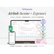 2026 Digital Planner, Airbnb Income and Expense Spreadsheet Airbnb Host Template Rental Property Pro