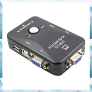 [W F S B] KVM Switch 2 Port VGA Switch USB 2.0 KVM Mouse Switcher Keyboard 1920X1080 Box Sharing Swi