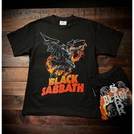HOT! BLACK SABBATH Rocket Lab เสื้อยืดสีดำ ผ้าคอตตอนพรีเมี่ยม USA สกรีนแบบ DTG งานละเอียดคุณภาพสูง ค