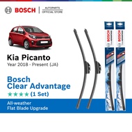 Bosch Clear Advantage U Hook Wiper Set for Kia Picanto (JA) (BCA24"/BCA14")