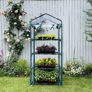 Four Layer PVC Greenhouse Garden Plant Insulation Shed Transparent Ornamental Seedling Shed Flower R