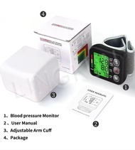Electronic Bp High Accurate BP Monitors English Voice Wrist Blood Pressure Monitor Tonometer Digital