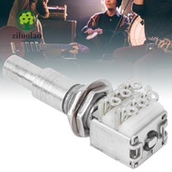 ZILUOLAN 2PCS Bass Guitar Potentiometer, B50K Value Mini Size Concentric Potentiometer, Premium Meta