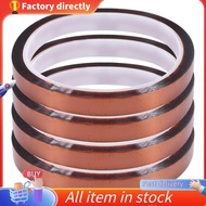In stock-4 Roll Heat Tape for Sublimation 10mm x 33M Strong Adhesive Heat Resistant Tape Perfect for