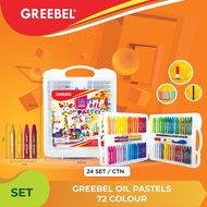 Greebel Crayon 72 Colors Greebel Oil Pastel/ 72 Colors
