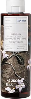 KORRES Renewing Body Cleanser, Jasmine, Foaming Shower Gel for Women & Men with Botanicals & Marshma