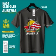 AUSTRIA WINA SOUVENIR T-SHIRT WITH HANG PREMIUMTAG MADE IN 30S COTTON PREMIUM SOUVENIR GIFT