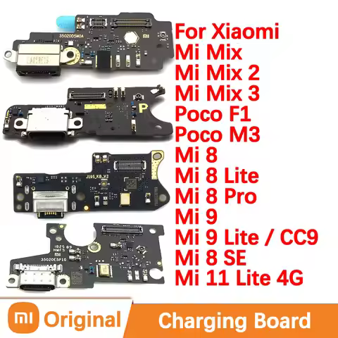 Original USB Power Charging Dock For Xiaomi Mix 3 5G 2 Quick Charger Port Connect Board Poco M3 Mi 8