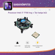 Intel i7 7700 Processor tray + fan