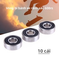 20/10 Chiếc Thu Nhỏ Vòng Bi 608zz/608rs ABEC-9/7 Rãnh Sâu Nội Tuyến Con Lăn Chịu Lực Thép Carbon Cho