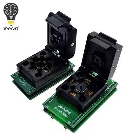 QFP48 to DIP48 TQFP32 QFP32 TO DIP3 IC Test Socket 0.5mm Picth LQFP48 to DIP48 Programming Adapter /