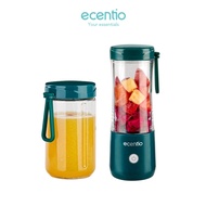 ecentio Blender Portable Mini Juicer 6/8/10 Mata Pisau 2 botol 380ML+380ml Blander Jus Buah Port Cha