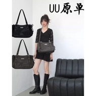 A ason Bag Shoulder Bag minju Same Style Portable Messenger Stray Bag Letter Korean Street Wear S