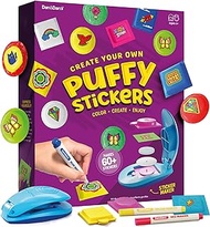 Puffy Sticker Maker Kit for Kids - Make Your Own 3D Stickers - Create DIY Squishy Arts and Crafts - Easter Craft Kits for Girls &amp; Boys Ages 6-10 - Birthday Gift Ideas Age 6 7 8 9 10 Year Old Gifts