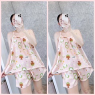 Đồ bộ tole nữ bộ lanh mặc nhà đùi 2 dây F21 VNXK SHOP5SAO (43-67kg)