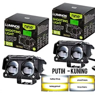 ORIGINAL LUMINOS 2-EYE DEVIL Q1S SPOTLIGHT FOR MOTORCYCLES AND CARS