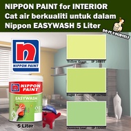 Nippon Paint EasyWash Interior collection 5 Liter Yellow Grass 1685T / Sugar Cane 1679D / Jasmine Le
