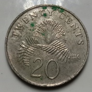 Koin Singapura 20 Cent th 2009