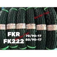 FKR 70/90-17 80/90-17 FK222 TT Tubeless Tayar Tyre Combo Best Quality