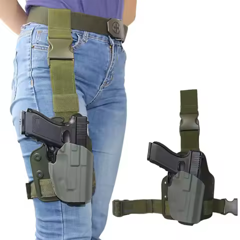 Tactical Drop Leg GLS Pro-Fit Holster for G17 19 WALTHER PPQ M2 9/40 HK45 BERETA92F 1911s CZ 75 Hunt