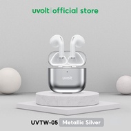 [สินค้าใหม่] uvolt UVTW-05 หูฟังบลูทูธ Metalic Texure Bluetooth 5.4 หูฟังบลูทูธไร้สาย กันน้ำ IPX4 ใช