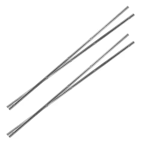 4Pcs High Strength Foosball Rods Table Football Poles Universal Compatibility Easy Setup Space Savin