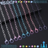 LAYORSG Glasses Chain Jewelry  Chain Transparent Accessories Neck Decoration Acrylic Neck Rope
