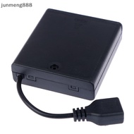 junmeng888 4 X AA USB Battery Box for 5V LED Strip Lights USB Mini Power Supply Nice