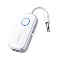 UGREEN トランスミッター＆ レシーバー、Bluetooth5.4、2-in-1 ワイヤレス 飛行機/車載/テレビ/ホーム 送信機&受信機 Airpods/ヘッドフォン用 デュアルペア、 Blue
