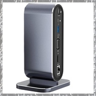 [webberi]12-In-1 USB C Docking Station USB C Hub Dock Laptop Display Docking Station USB 3.0 Adapter