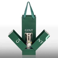 GINT GINT Light Luxury Pure Titanium Thermos Cup Men Women Portable High-value Flower Painting Unico