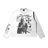 Long Sleeve Boxy T-Shirt White Minor - AL QUDS