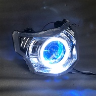 อัปเกรดไฟหน้าด้วย LED Laser Lens Devil Angel Eye สำหรับ Hive 125