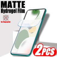 Realme P1Pro GT6T GT6 GTNeo6 Note60 2Pcs 500D Matte Frosted Soft Hydrogel Film For Realme GT Neo6 SE
